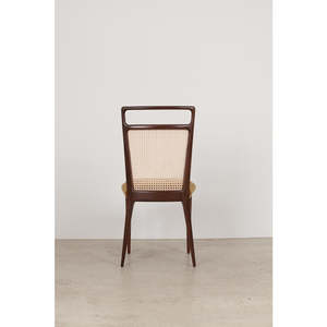 Chaise de salle à manger minimaliste raffinée, cadre en bois clair contemporain avec panneau en contreplaqué pour la maison, le bureau ou la restauration - Product Image 2