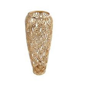 <b>Gold</b> Finished Flower <b>Vase</b> Table Top Decoration Living Room Flower Metal <b>Vase</b> Traditional Metal Flower <b>Vase</b> - Product Image 4