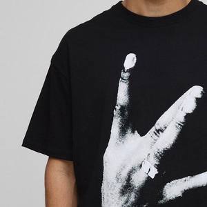 Últimos diseños Camiseta con estampado digital mejor tela 100% algodón ajuste suelto estampado Top tendencia media manga Camiseta con estampado digital - Product Image 6