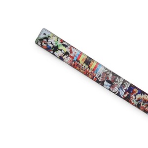 Cinturón de levantamiento de pesas de Fitness de piel de vaca con nubes azules y blancas, informal de longitud personalizada con palanca de doble orificio para hebilla para hombres y mujeres - Product Image 5