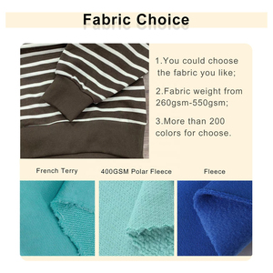 ชุดเสื้อสเวตเตอร์และกางเกงขาสั้นผ้าฝ้ายสำหรับผู้หญิงชุดออกกำลังกายลายทางโลโก้ตามสั่ง - Product Image 3