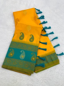 Indian Pakistani Exclusive Designer Look Silk Sari Elegante Blusa elegante Étnico Última moda Boutique Party Wedding Wear - Product Image 6