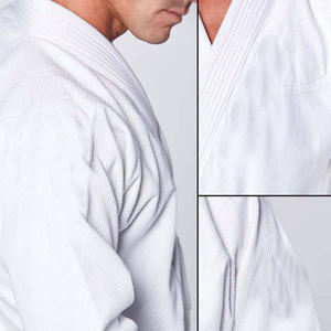 Uniforme de Jiu Jitsu Blanco, Kimono de Artes Marciales de Algodón Elástico Premium, Costuras Reforzadas, Conjuntos de Traje de Entrenamiento para Adultos Unisex - Product Image 5