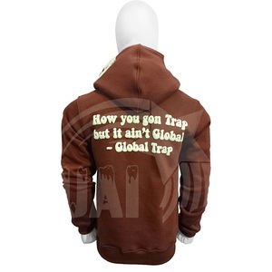 2025 nouveau pull en polaire épais surdimensionné de haute qualité personnalisé 260 grammes mélange de coton hommes/femmes coupe-vent respirant - Product Image 5