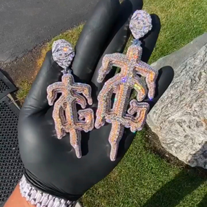 Nueva moda joyería fina colgantes y dijes colgante de cadena de estilo Hip Hop Unisex con diamante personalizado helado - Product Image 1