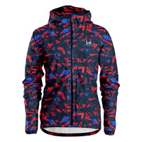Chaqueta Ligera Unisex para Correr, 100% Nailon, con Capucha, Estilo Casual para Exteriores, Impermeable, Transpirable y Resistente al Viento