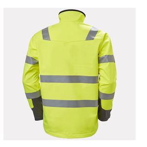 Logo Reflective Safety Workwear Custom Warm and Windproof Engineering Hi Vis Safety High Visibility Reflective Safety <b>Jackets</b> - Product Image 3