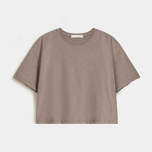 Style OEM 100% coton T-shirt à manches courtes pour femmes Meilleure qualité T-shirts courts pour femmes à vendre - Product Image 4