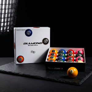 Bolas de Billar Diamond - Set de TV con Pantalla de 57.15mm para Pool Flip |   Edición de Partido de TV |   Hecho en Corea |   Resina Fenólica - Product Image 1