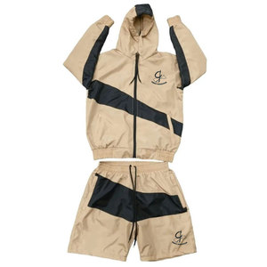 Conjuntos cortavientos de moda para hombre, ropa con capucha de poliéster/algodón personalizable para chándal de moda de invierno - Product Image 1