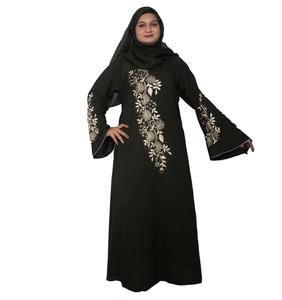 Abaya islamique respirante pour femmes avec hijab, quatre saisons, polyester léger, dernier design 2026 pour les occasions de l'Aïd et de mariage - Product Image 4