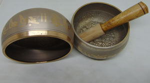 Handcrafted Brass Singing Bowl with Mallet & <b>Pad</b>, Perfect for Sound Healing, Relaxation, Spiritual Practice - Product Image 4