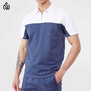 Conjunto de polo corto ajustado de la mejor calidad, conjuntos de verano para hombre, camisas de manga con media parte inferior corta activa para ropa de verano - Product Image 3