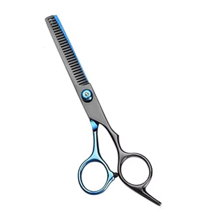 Ensemble de ciseaux de coiffure professionnels droits de 6.5 pouces en acier inoxydable pour la coupe de cheveux ciseaux de coiffeur amincissants - Product Image 4
