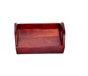 Artículos de mesa indios Bandeja de servicio de madera Nueva Mesa clásica hecha a mano de lujo Bandeja de servicio de madera de alta demanda de la mejor calidad - Product Image 1