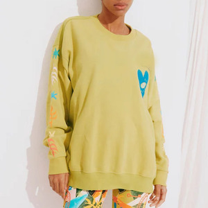 Sudadera con capucha suave de alta calidad a la moda para mujer con mangas acampanadas con cuello en V, conjunto de Top de estilo informal para Niñas para invierno - Product Image 2