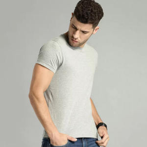 เสื้อยืดกลางแจ้งลำลองสำหรับผู้ชายเสื้อแขนสั้นผ้าฝ้ายคุณภาพสูงออกแบบโลโก้ได้ตามต้องการสำหรับฤดูร้อน - Product Image 3