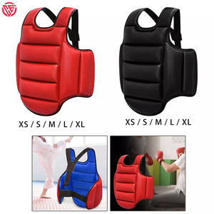 อุปกรณ์ป้องกันหน้าอกสำหรับใส่มวยป้องกันหน้าอกและหน้าท้องอุปกรณ์กีฬาศิลปะการต่อสู้ - Product Image 4