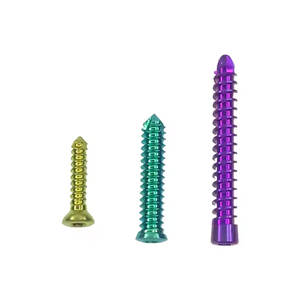 Vis à os corticaux en titane outillées du fabricant 1.1/1.5/2.0/2.4/2.7/3.5mm pour l'orthopédie vétérinaire - Product Image 1