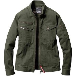 Veste en jean extensible BURTLE 5011, écologique, coupe-vent, mélange coton/nylon, vêtement de travail durable pour hommes et femmes, légère et élégante - Product Image 1