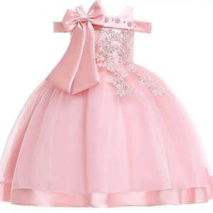 Vestido de Princesa Bordado para Niñas, Vestido de Fiesta para Cumpleaños, Concursos, Estilo Largo, Vestido de Dama de Honor, Ropa para Niñas - Product Image 4