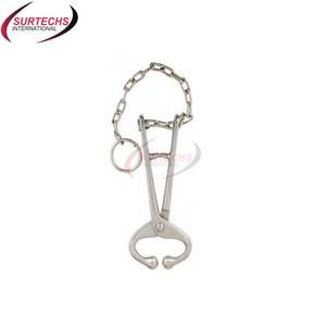 Instrumento veterinario para vaca lechera, cadena de plomo de Nariz de Toro, herramienta de base adjunta para procedimientos quirúrgicos de granja - Product Image 6