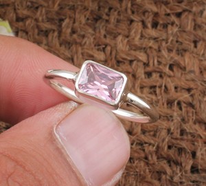 Anillo de Plata de Ley 925 con Engaste Clásico para Piedras Preciosas, 2-3g, para Mujer, Joyería de Jaipur para Bodas y Regalos, Venta al por Mayor - Product Image 2