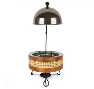 Ensemble de 5 casseroles en or martelé exquis avec le dernier design et les couvercles assortis parfaits pour les mariages et le dîner élégant - Product Image 2