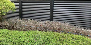 Pannello per Recinzione da Giardino in Acciaio, Schermi per Privacy e Sicurezza, <span class=keywords><strong>Cancello</strong></span> con Lamelle, Recinzione Decorativa in Alluminio - Product Image 5
