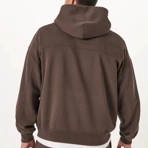Custom Letter Printed <b>Men's</b> Heavy Weight 100% Cotton French Terry <b>Hoodie</b> Oversize Pullover Hooded <b>Sweatshirts</b> for Winter - Product Image 1