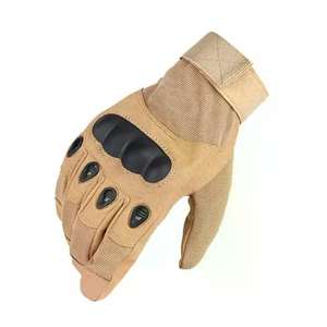 Gants tactiques en cuir à doigts entiers haute performance Hard Knuckle Randonnée Tir Sports de plein air Gants de combat à écran tactile - Product Image 3