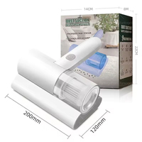 Aspiradora Inalámbrica USB para Eliminar Ácaros, Aspiradora de Mano para Colchones y Camas, Silenciosa de 36dB, Controlador de Ácaros del Polvo