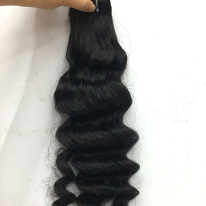 Cheveux humains bouclés Remy d'Inde du Sud de luxe, tissage à double trame à la machine, peuvent être coiffés, disponibles en gros - Product Image 2