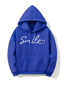 Sweats à capuche en molleton de haute qualité avec logo personnalisé avec pull-over Sweatshirts décontractés surdimensionnés légers pour l'hiver - Product Image 6