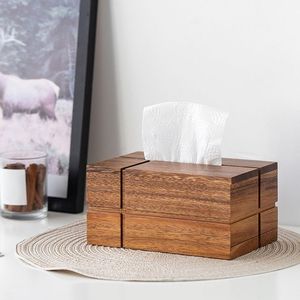 Caja de pañuelos náuticos de madera hecha a mano directa de la India para amantes de la playa y decoración costera de construcción robusta - Product Image 3