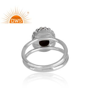 Anillo de piedras preciosas de ópalo etíope de cobre Mojave Natural de Plata de Ley fina 925 más vendido, fabricante de joyería - Product Image 4