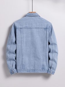Veste en jean pour homme dernière conception avec un jean de haute qualité au prix de gros fabriqué au Pakistan - Product Image 2