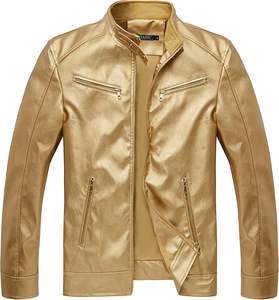 Chaqueta Bomber Estilo Universitario Personalizada de Alta Calidad para Hombre, Chaqueta de Motociclista de Cuero Anilina Genuino Transpirable, Talla Grande, Delgada - Product Image 5