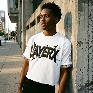 เสื้อยืดผู้ชายทรงบ็อกซี่ ผ้าคอตตอนหนานุ่ม ทรงครอปท็อป สไตล์สตรีทแวร์แบบทำเก่า  ผ้าหนาพิเศษ ผลิตจากโรงงาน รับผลิตแบบ OEM สไตล์พังก์ - Product Image 2