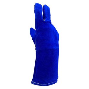 Gants de soudage Offre Spéciale cuir de buffle à paume unique Gants de protection de travail anti-coupure bleu Protection des mains et des bras - Product Image 6