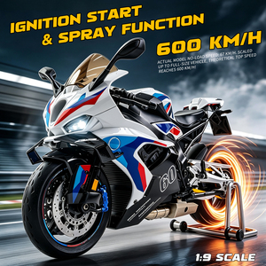 Nouvelle <span class=keywords><strong>Moto</strong></span> Électrique Jouet Style Moderne Échelle 1:9 Modèles de <span class=keywords><strong>Moto</strong></span> en Alliage Moulé Sous Pression pour Enfants avec Télécommande - Product Image 2