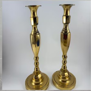 Portavelas de metal de calidad superior con detalles decorativos para un hermoso estilo de Mesa Central y eventos especiales - Product Image 6