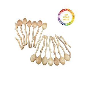 Venta al por mayor cuchara de madera de alta calidad para regalos promocionales utensilios de cocina comedor y uso diario de 99 DATOS DE ORO en 2025 - Product Image 1