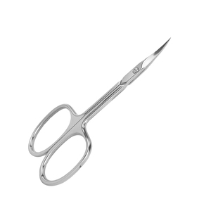 Tijeras para cutículas de uñas de Salón de la mejor calidad, hoja curva, Punta Extra afilada, acero de alto carbono, acabado Dall, tijeras para cutículas de uñas - Product Image 2