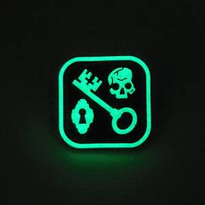 Parche de PVC personalizado en 3D que brilla en la oscuridad, logotipo de goma iluminado con bordado de encaje, diseño de logotipo personalizable - Product Image 5