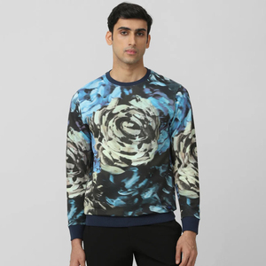 Precio barato sudaderas de algodón de manga larga para hombres pulóver Sudadera de cuello redondo en blanco sudadera con logotipo personalizado para hombres - Product Image 1