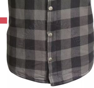 Camisa de franela a cuadros extra suave con dos bolsillos Ropa de algodón de invierno con franela cepillada - Product Image 6
