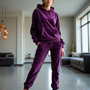Custom Diamond Three Pieces Velour Ladies Hoodie and <b>Jogger</b> Tracksuit Set Trendy Casual <b>Women</b> Rhinestone Bra 3 Pieces <b>Velvet</b> Set - Product Image 3