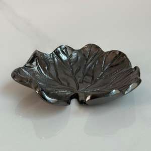 Ensemble de 3 bols en aluminium, finition nickel noir, résistant à la chaleur, design moderne et luxueux, fait à la main, pour les fêtes, les mariages et les cérémonies - Product Image 5