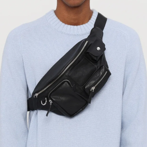 Riñonera de senderismo al aire libre de alta calidad, riñonera de cuero con estampado de patrón personalizado a la moda, riñonera de viaje barata - Product Image 4